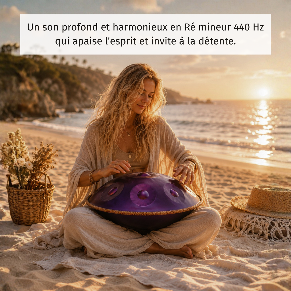 Handpan 12 Notes Ré mineur Ayana