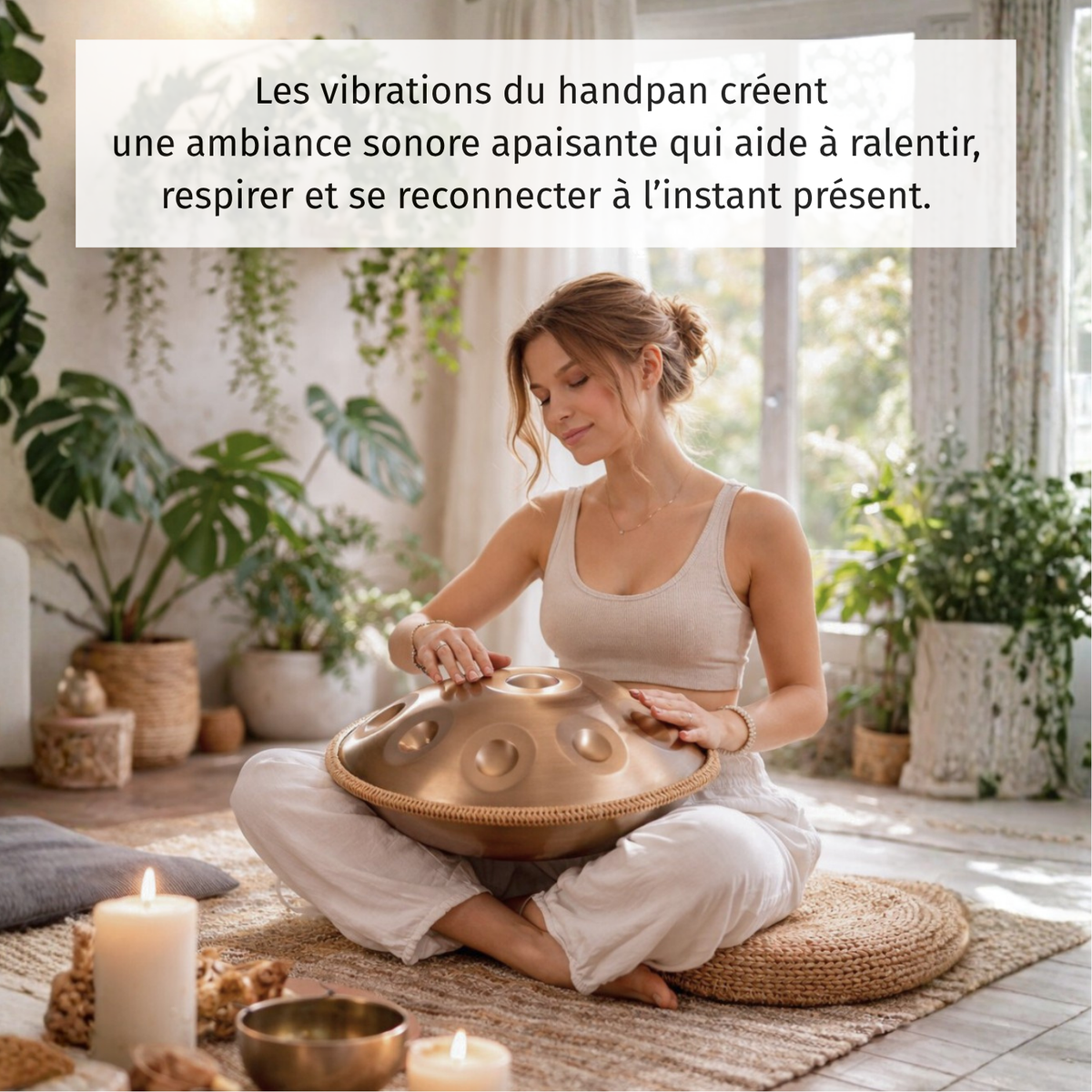 Handpan 9 Notes Ré mineur Divin