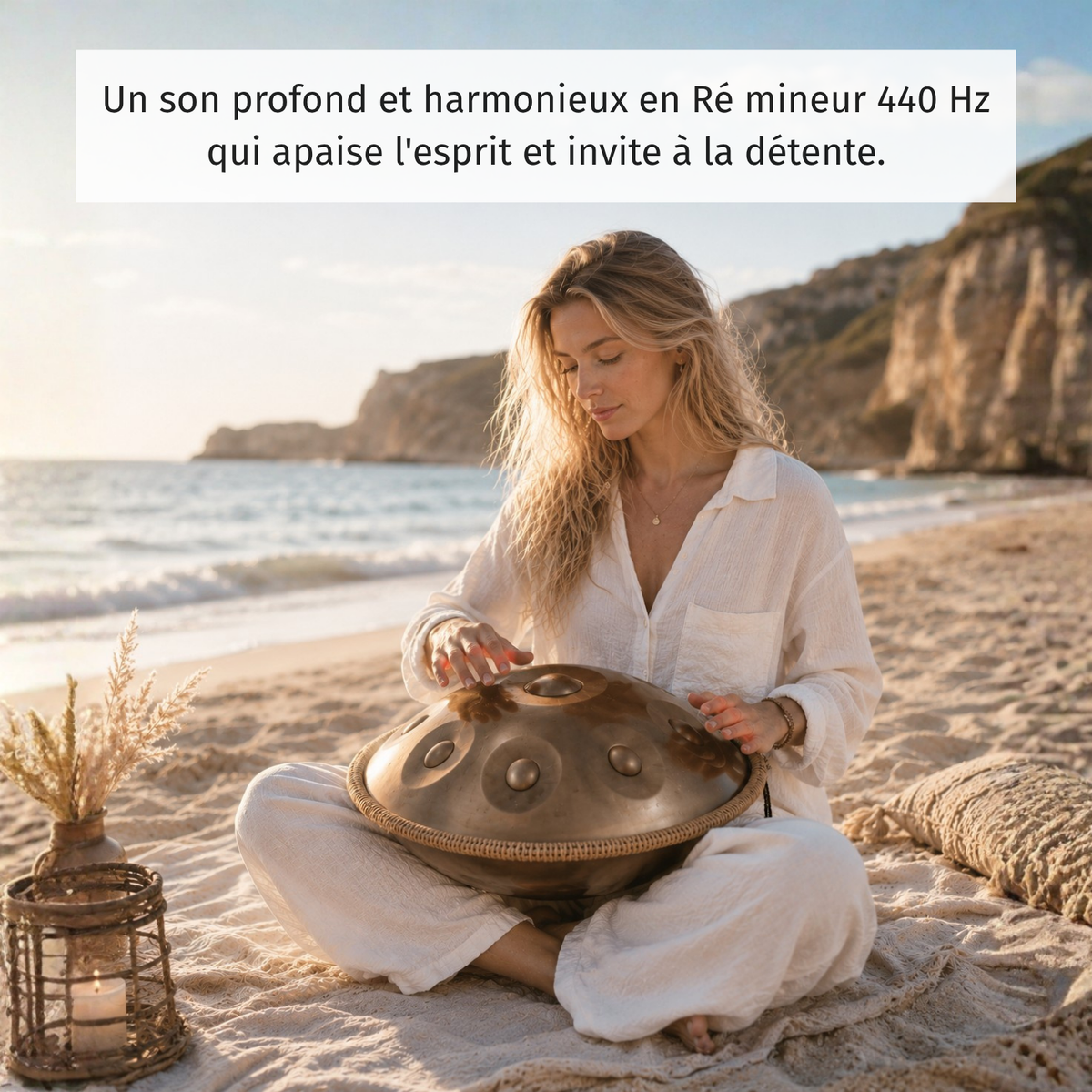 Handpan 9 Notes Ré mineur Divin