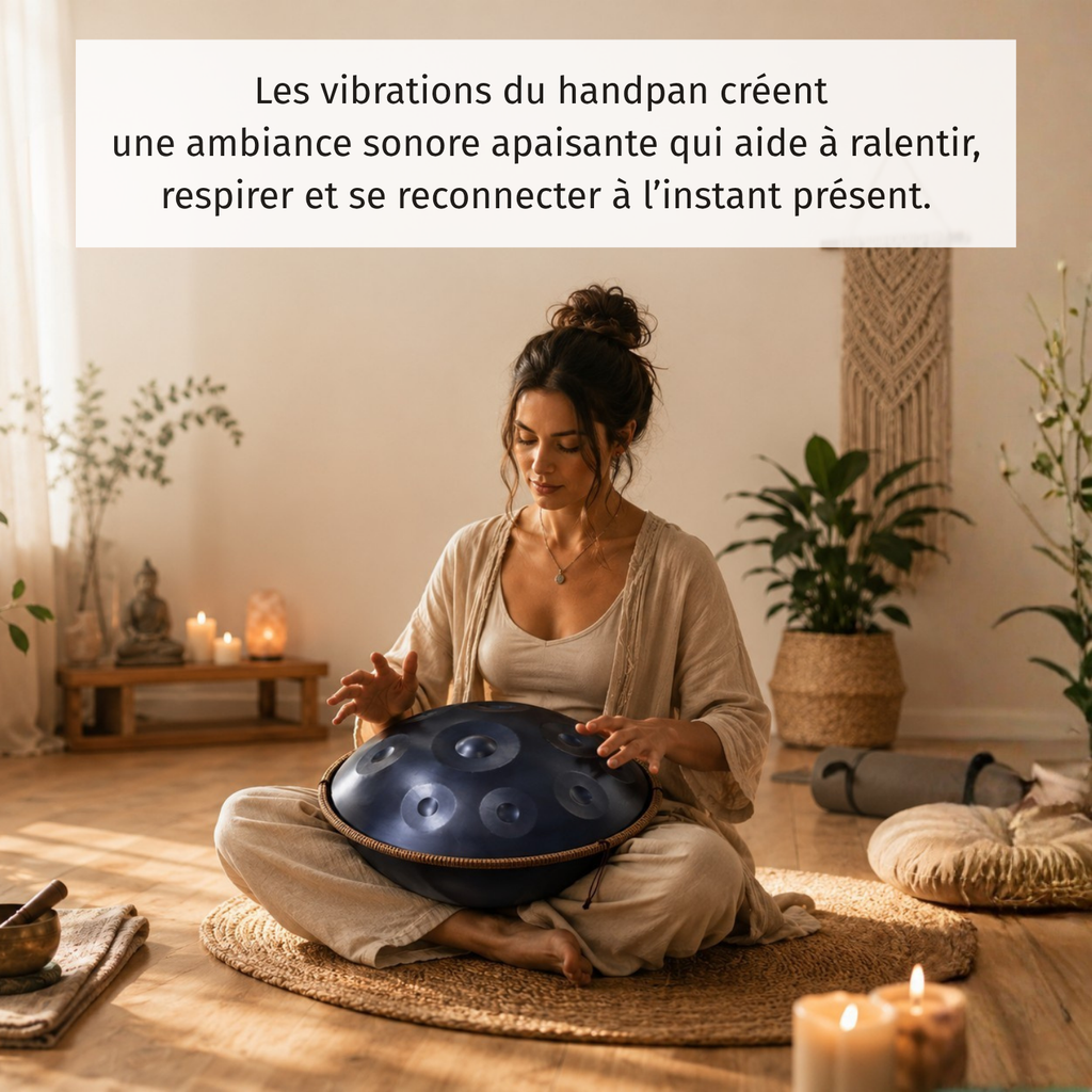 Handpan 9 Notes Ré mineur Nuvy