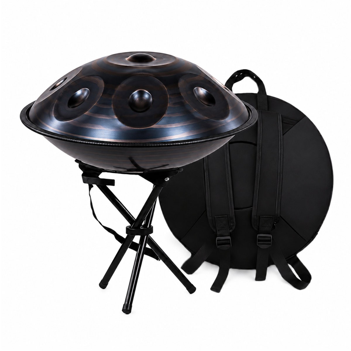 Handpan 9 Notes Ré mineur Spirale