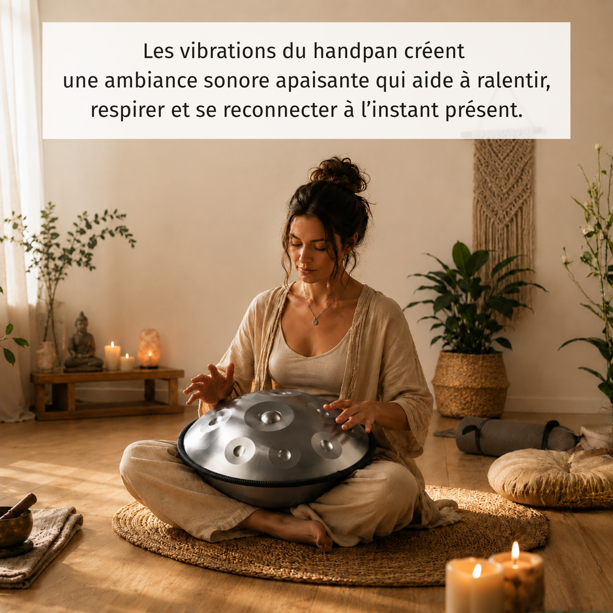 Handpan 9 Notes Ré mineur Astra